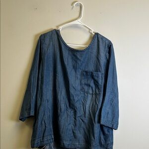 Denim Blue Women's Top